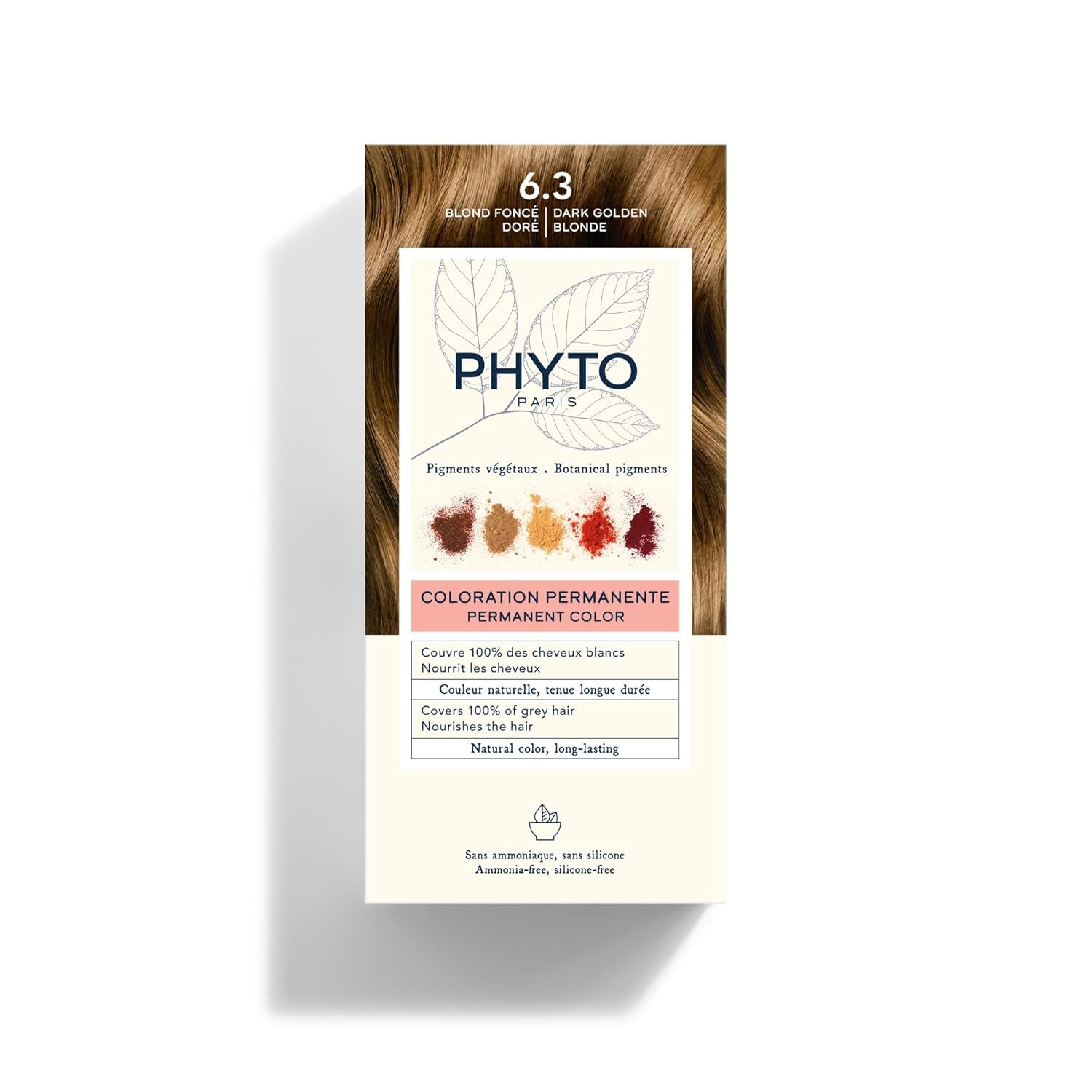 Trwała farba do włosów, 5.3 Jasnozłotobrązowa farba do włosów Naty Shop 6.3 Blond Foncé Doré