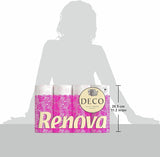Papier toaletowy Renova 4 warstwy biały dekorowany zapachowy - 12 rolek w rolce Blanco Decorado Perfumado