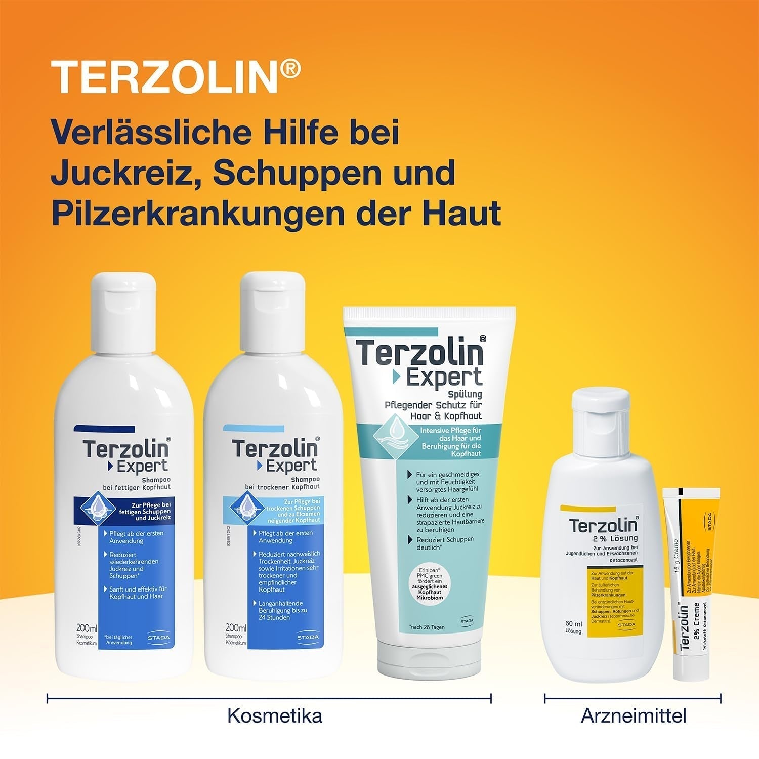 Terzolin Expert Szampon do tłustej skóry głowy i włosów przeciwłupieżowy, 200 ml Pod prysznic i do kąpieli Terzolin