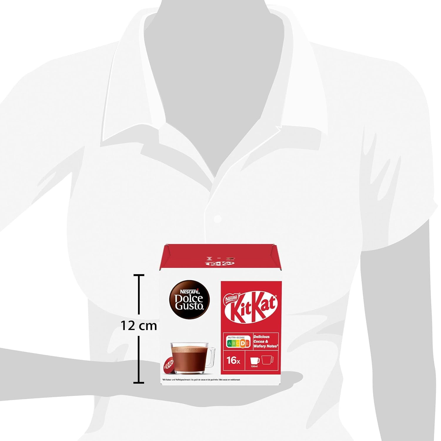 NESCAFÉ DOLCE GUSTO KitKat Kaffeekapseln 3-pak (3 x 16 Kapseln)