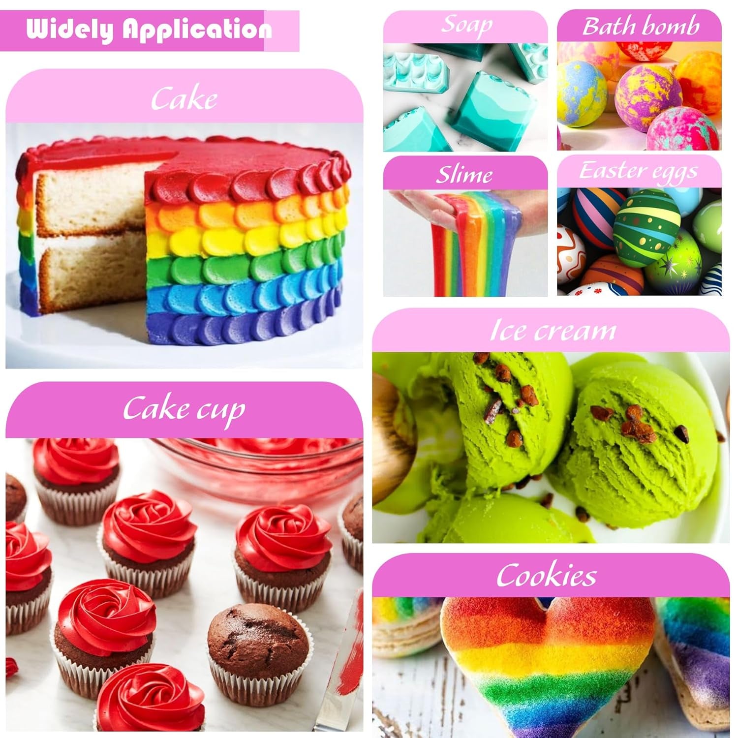 Barwnik spożywczy - Wysoko skoncentrowany płynny barwnik spożywczy do ciast, wypieków, pisanek, napojów - Bezcukrowy barwnik spożywczy do fondantów, lukrów, slimów, dekorowania ciast (Red Velvet, 236ml)