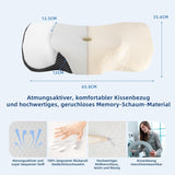 IDEA Poduszka przeciwbólowa szyi Poduszka ortopedyczna z pianki memory Poduszka ergonomiczna poduszka pod szyję zapewniająca optymalne wsparcie Poduszka przeciw chrapaniu Poduszka ortopedyczna do spania na boku, plecach i brzuchu Poduszki ortopedyczne odcinka szyjnego Naty Shop