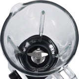 CR 4077 Mikser stojący Mit 1,5L Glasbehälter, Smoothie Maker, Hochleistungsmixer, Mahlung, Eis-Zerkleinerung, Pulsfunktion, Edelstahlklingen, 2 Geschwindigkeiten, 1000W, Schwarz/Silber Kitchen Naty Shop