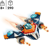 LEGO Marvel Rakiety Statek kosmiczny kontra. Zestaw statku kosmicznego Ronana do zbudowania Strażnicy Galaktyki Figurka superbohatera Prezent dla chłopców i dziewcząt w wieku 8 lat 76278 Zestawy do budowania Besuche den LEGO-Store