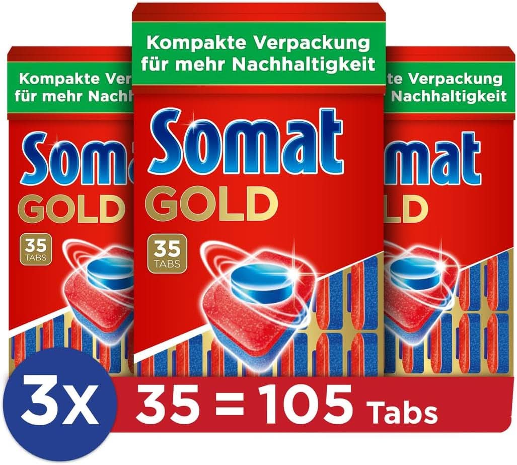 Somat Gold tabletki do zmywarki (105 tabletek) Detergenty kuchenne Naty Shop 105 kapsułek -