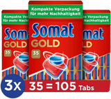 Somat Gold tabletki do zmywarki (105 tabletek) Detergenty kuchenne Naty Shop 105 kapsułek -