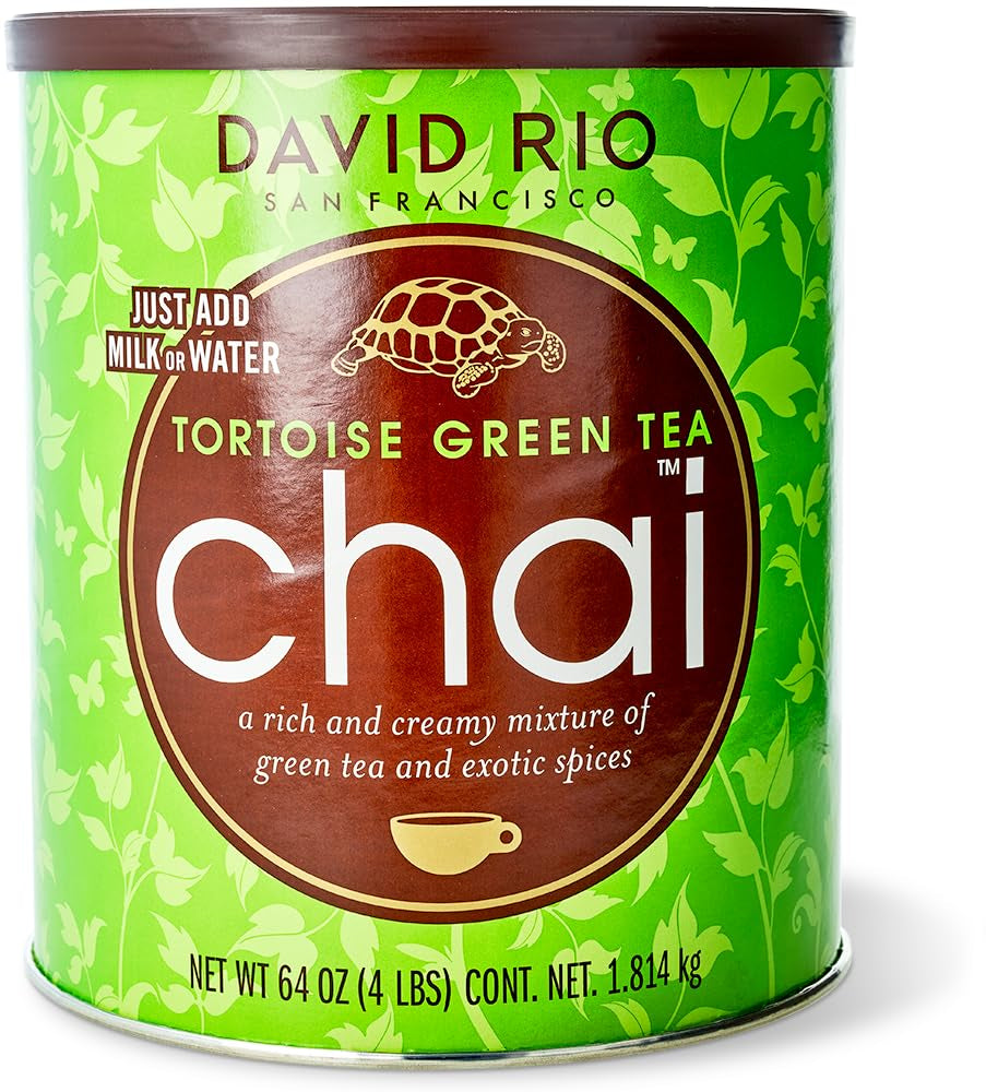 David Rio - Tortoise Green Chai, karton (1 x 398g)