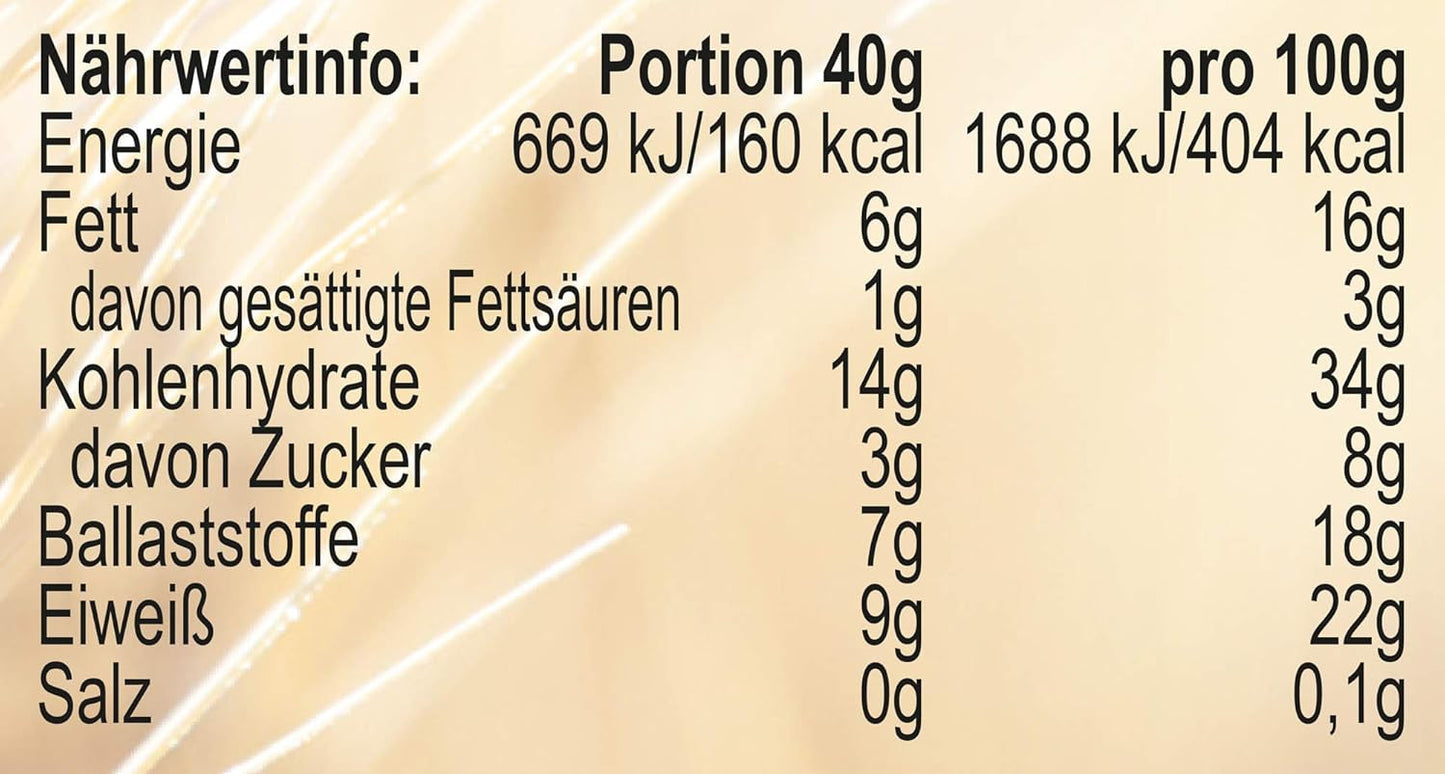 Seitenbacher Müsli Balaststoff Und Frucht I Ohne Zugesetzten Zucker I Ohne Zugesetztes Fett I (1 X 750 G) Zboża Naty Shop