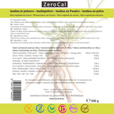 Zerocal - Proszek Inuliny Z Cykorii-Wurzel 500 G | Inulina Mit Hohem Balaststoffgehalt | 100% wegańskie i bezglutenowe | Herkunft Deutschland Słodziki Naty Shop