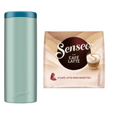 Senseo Pads Café Latte, 10 x 8 Getränke, 80 Kaffee Pos, w tym Senseo Pad Dose