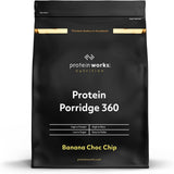 Protein Works - Owsianka Proteinowa 360 | Mit Dodatkowe witaminy i minerały | Proteinreiches Frühstück | Kalorienarme Haferflocken | 6 porcji | Chips Bananowo-Czekoladowy | Domyślny tytuł sklepu zbożowego 500G Naty