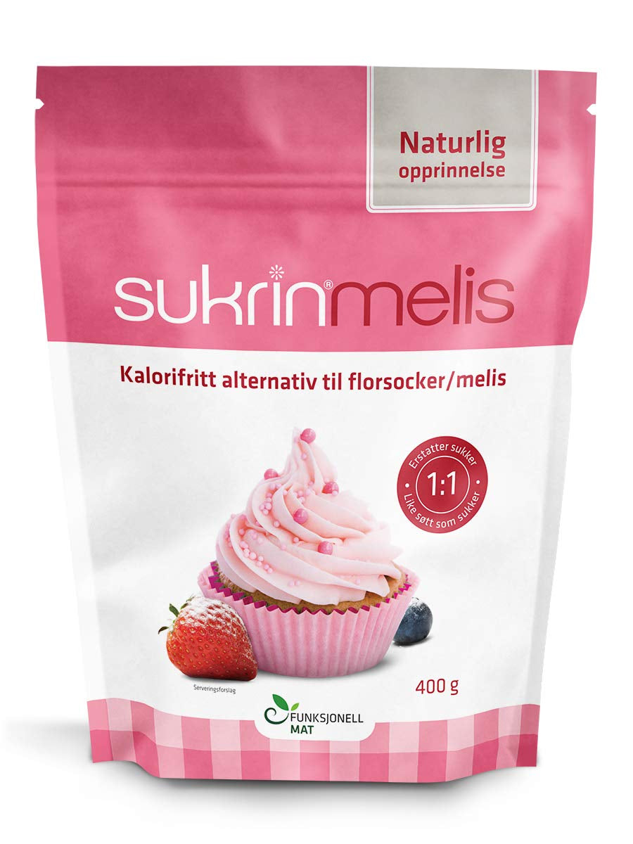 Sukrin Melis Zuckerersatz, Die Natürliche Alternative Zu Puderzucker Ohne Kalorien, 1Er Pack (1 X 400 G) Słodziki Naty Shop