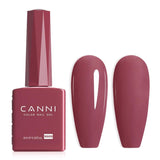 Żelowy lakier do paznokci CANNI, półtrwały, ciemnofioletowy, lakier do paznokci, żel UV, Soak Off, Manicure