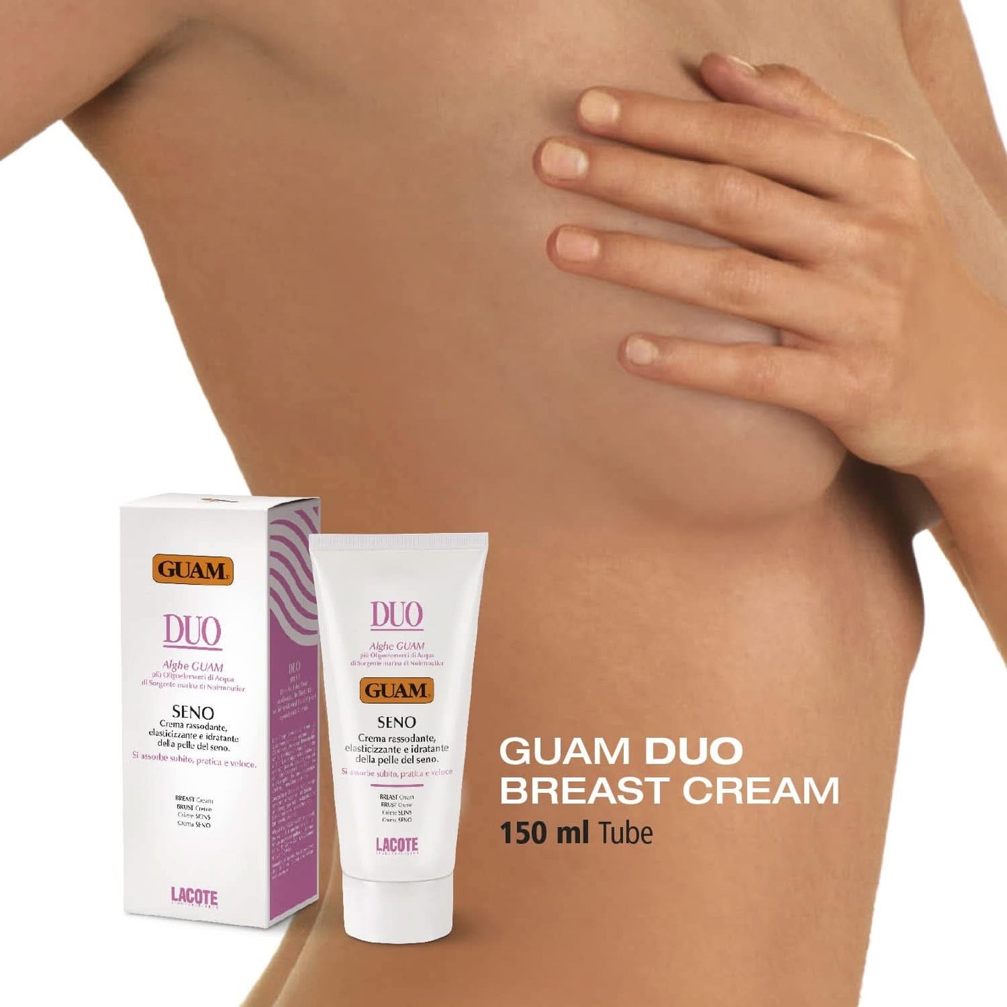 Guam, Duo Seno, Krem ujędrniający, uelastyczniający i nawilżający do skóry piersi, 150 ml Kosmetyki i Uroda Naty Shop