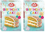 Tort urodzinowy RUF, Geburtstagskuchen, Schicht-Torte Aus Rührteig Und Konfetti-Streusel, Tortencreme Und Buntem Dekor-Mix, Für Kindergeburtstag, Familienfeier, Einschulung, 1X425G Lukier i dekoracje Naty Shop 425 G (opakowanie 2Er)