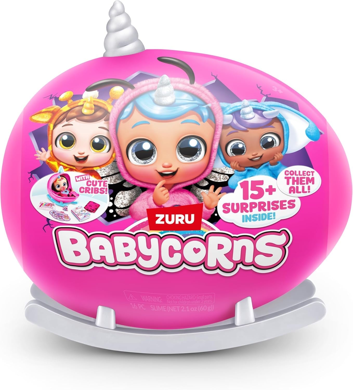 Babycorns Magic Dolls Series 1 Small (Skylar) firmy ZURU, niespodzianka, rozpakowywanie, dziewczynka, lalka