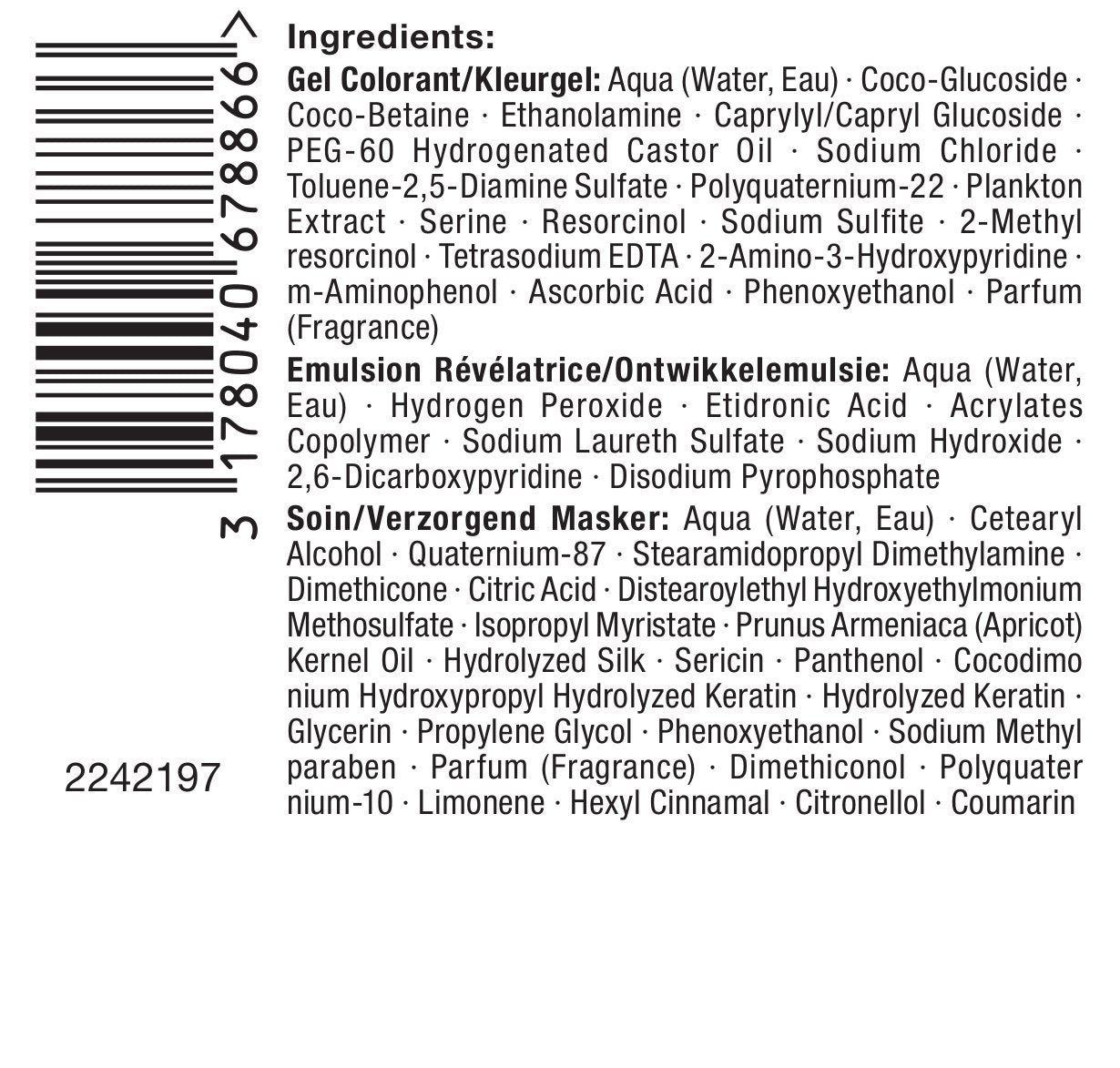 Perfect Mousse Trwała pianka koloryzująca, 668 Hasellnuss Farba do włosów Naty Shop