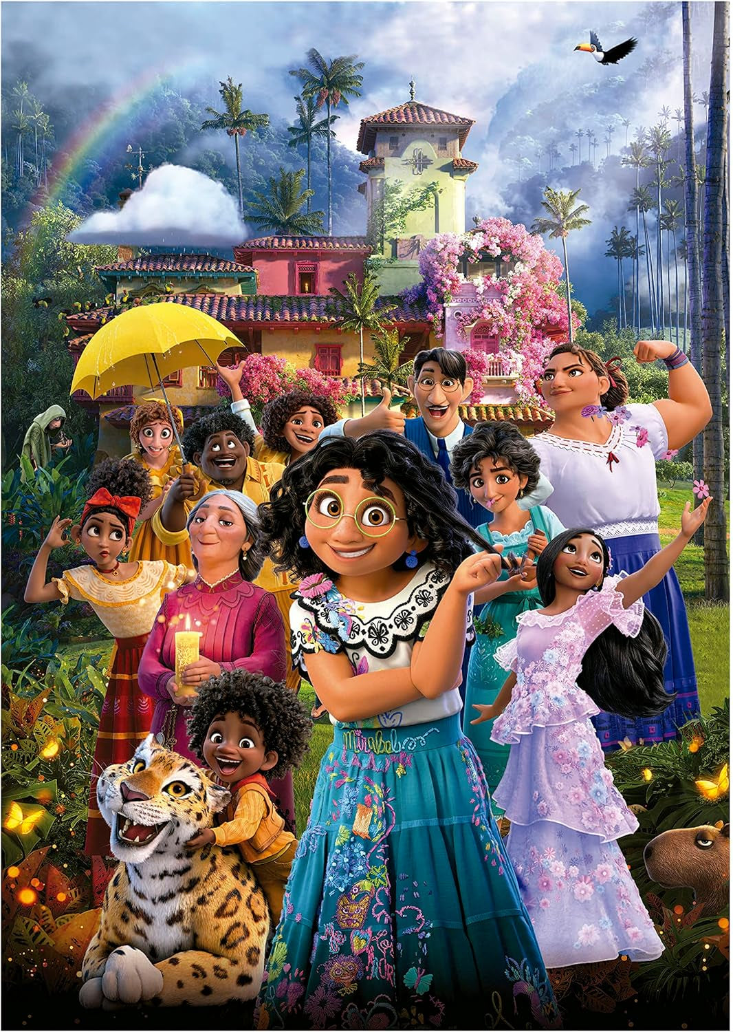 Educa - Puzzle 500 elementów dla dorosłych | Disney Encanto, puzzle 500 elementów dla dorosłych i dzieci od 11 lat, puzzle dla dzieci (19572) Puzzle Naty Shop