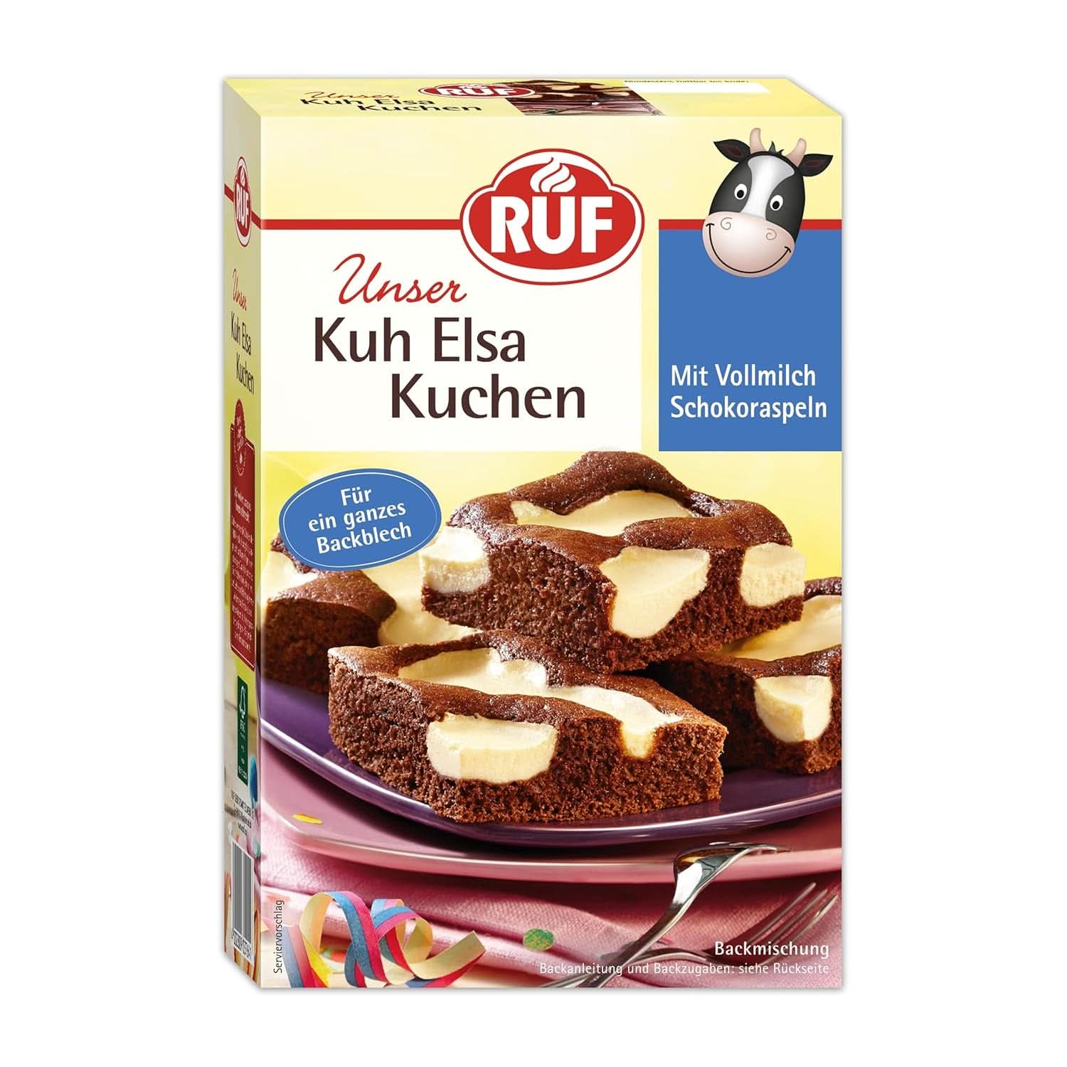 RUF Mieszanka ciast, różne kolory Glazury i dekoracje Naty Shop 775 gramów Ciasto Elsa