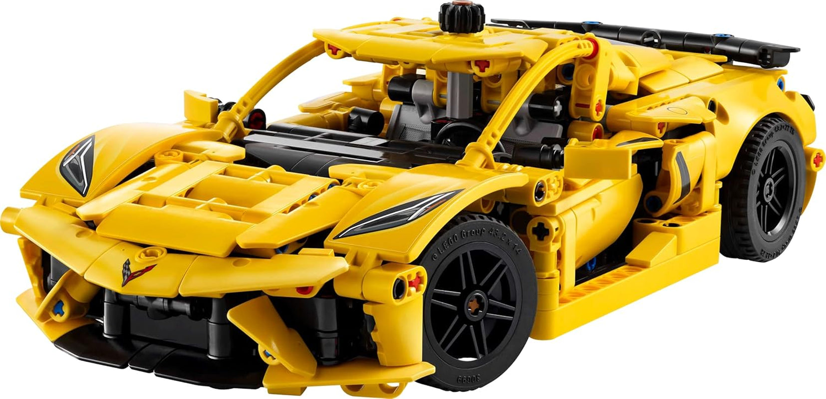 LEGO Technic Chevrolet Corvette Stingray - Kolekcjonerska zabawka do budowania - Zabawkowy samochód sportowy - Model samochodu - Prezent dla 9-letnich chłopców i dziewcząt, którzy kochają samochodziki 42205 Zestawy do budowania Besuche den LEGO-Store
