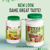 Stewia + Erytrytol 1:3 Süßstoff | 1G = 3G Zucker | 100% Natürlicher Zuckerersatz - 0 Kalorien - 0 Glykämischer Index - Keto Und Paleo - 0 Netto-Kohlenhydrat - Kein GVO - Castello od 1907-1 Kg Słodziki Naty Shop