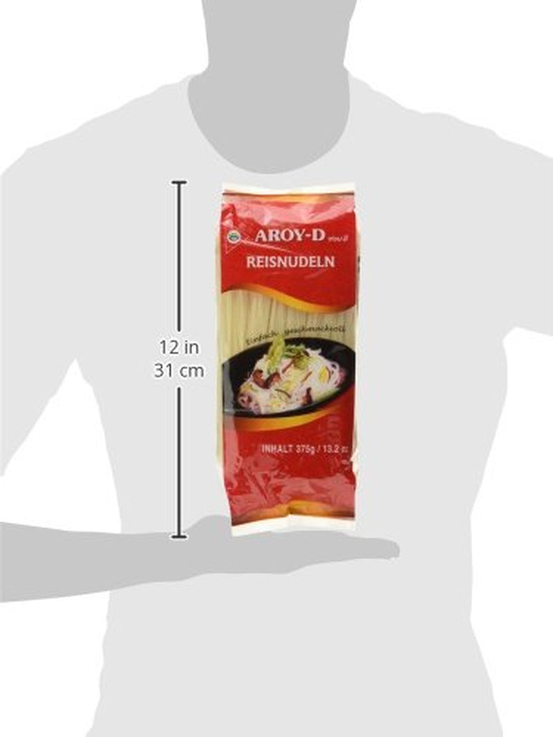 Makaron ryżowy Aroy-D Bezglutenowe opakowania 3 mm (1 opakowanie x 375 g)