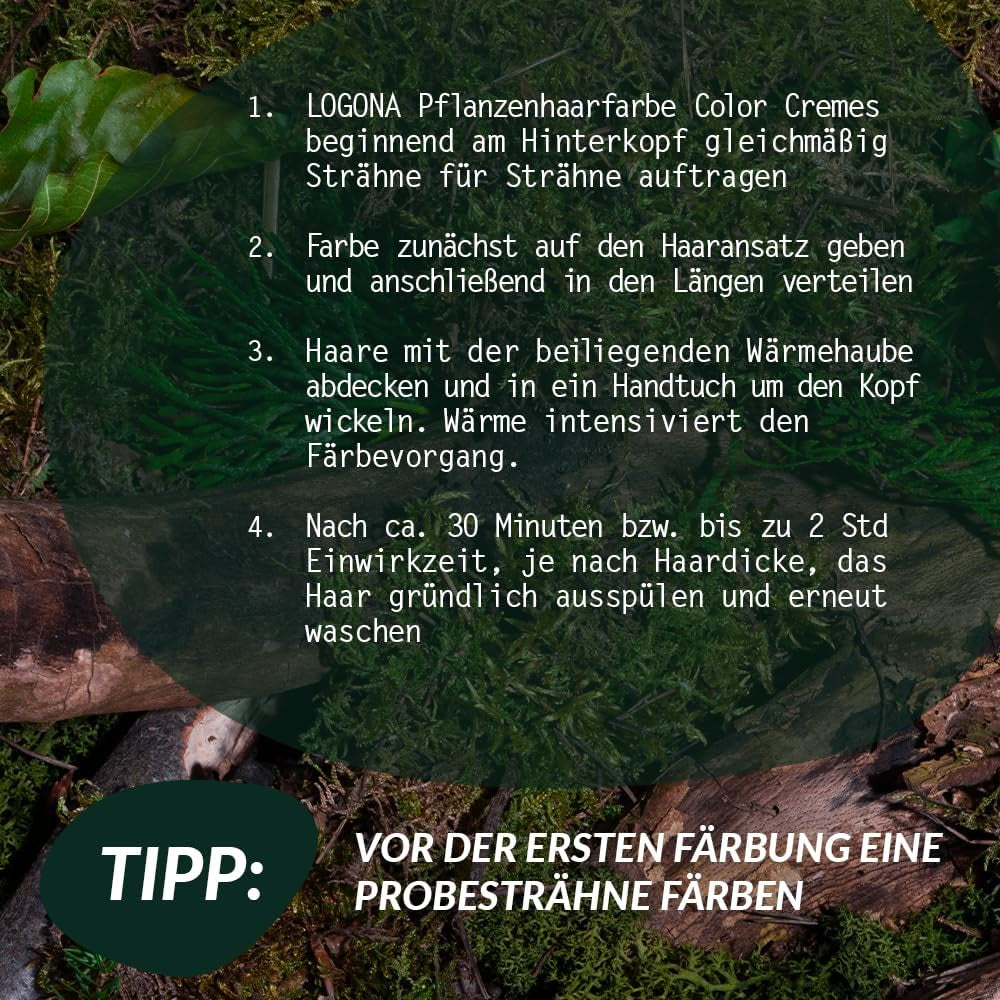 LOGONA Natural Cosmetics Roślinny krem koloryzujący do włosów 240 Nugat Brown, Naturalna farba do włosów brązowych z henną, krem koloryzujący do odcieni brązu, koloryzująca do włosów ciemnych, 150ml Farba do włosów Naty Shop