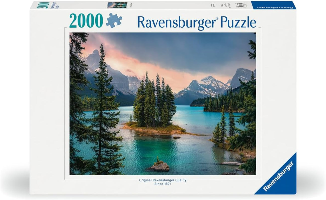 Ravensburger Puzzle 16714 - Spirit Island Canada - 2000 elementów puzzle dla dorosłych i dzieci powyżej 14 lat, puzzle krajobrazowe z motywem Kanady Puzzle Naty Shop
