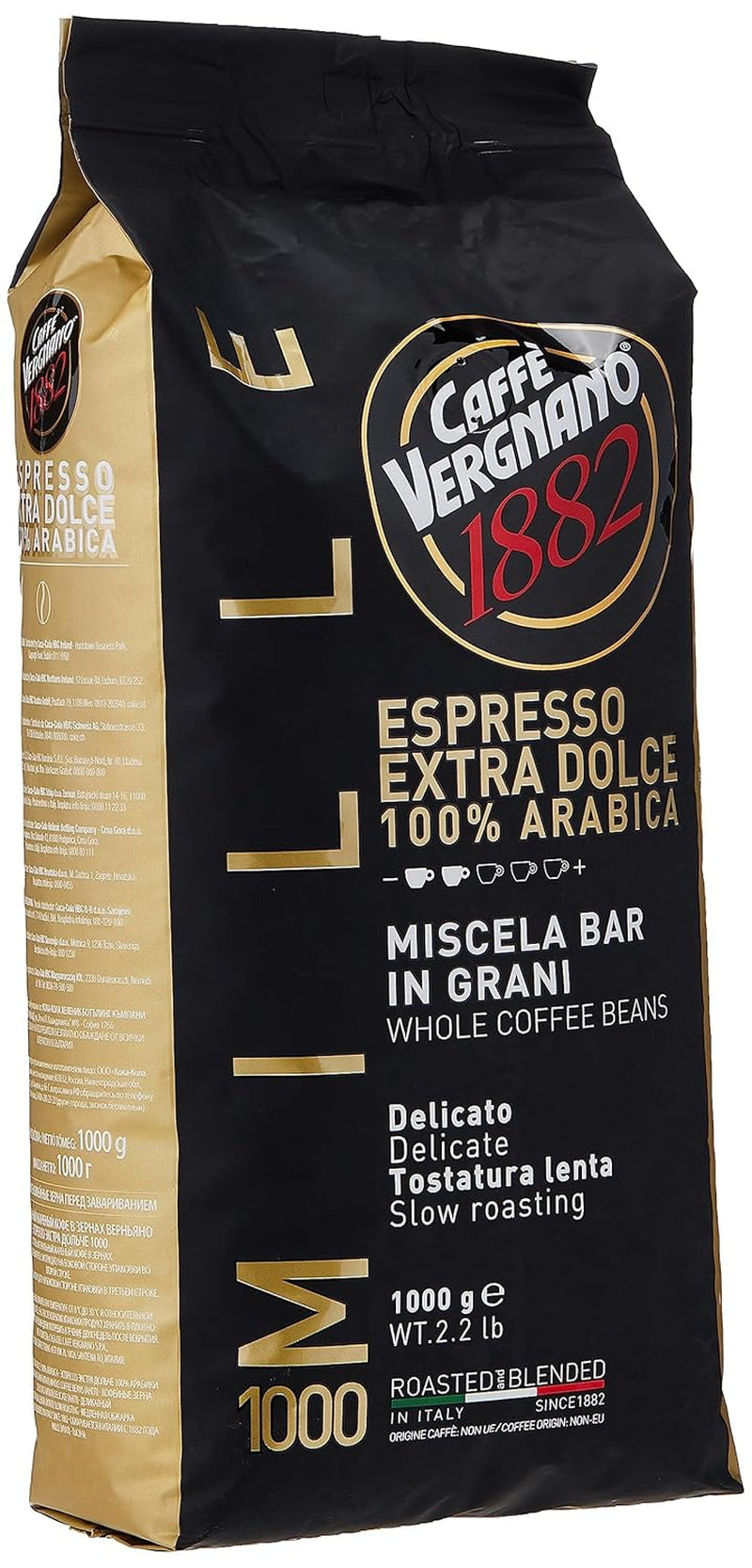 Kawa espresso Caffè Vergnano EXTRA DOLCE ziarnista 1000 (1kg)