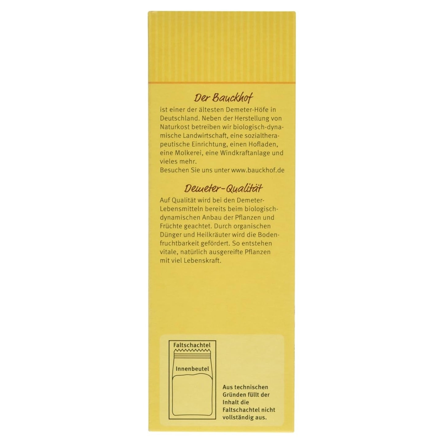 Demeter Bauck Hof Bio Dinkel Wafflen, 200 G Mieszanka do pieczenia i gotowania Naty Shop