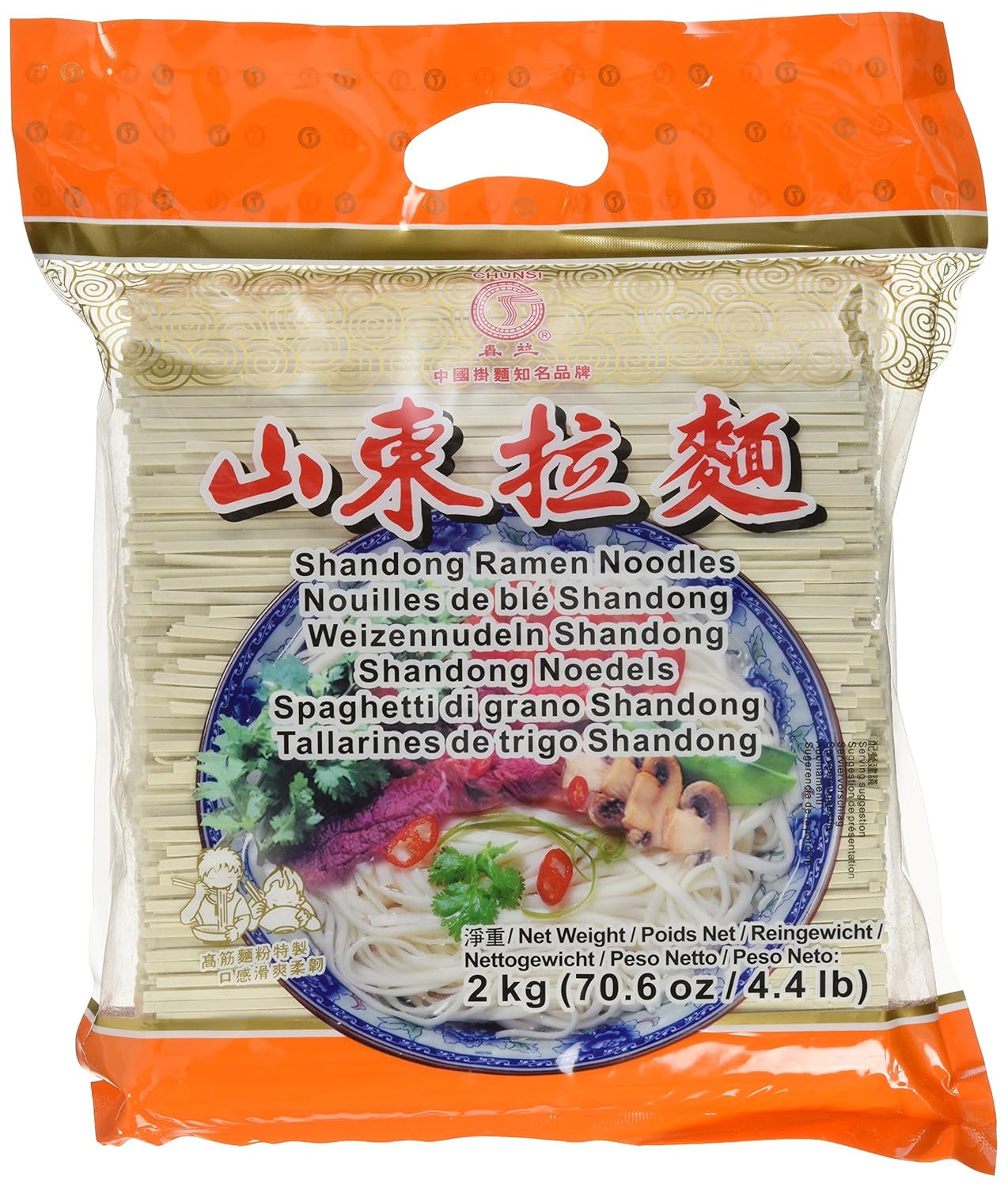 Makaron pszenny (Shandong), 1 opakowanie (1 x 2 kg)