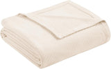 Madison Park Luksusowa bawełna w płynie Wysokiej jakości miękki i wygodny 100% bawełna ring-spun Narzuta na łóżko Kanapa lub kanapa Blush Full/Queen Naty Sklep Kołdry i kołdry Ivory Twin