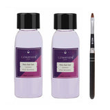 GZMAYUEN Poly Nail Gliding Solution 30 ml * 2 Żel do przedłużania paznokci Płynny żel do przedłużania paznokci - Łatwe rozwiązanie do samodzielnego przesuwania z pędzelkiem