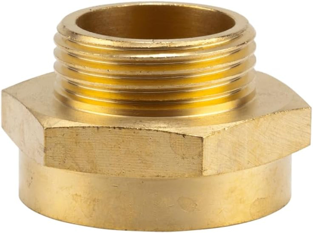 Gardena Mosiężna złączka redukcyjna z gwintem: Mosiężna złączka do gwintowanego reduktora, np. do pomp, gwint zewnętrzny 33,3 mm (G 1 cal) / gwint wewnętrzny 42 mm (G 1 1/4 cala) (7266-20)