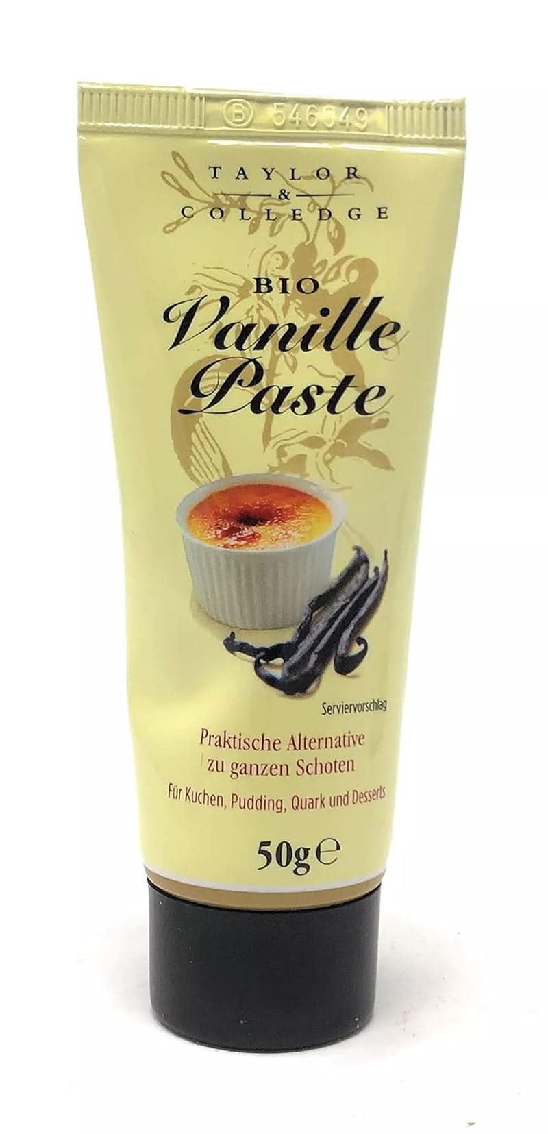 Organiczna pasta waniliowa z tuby 50 gram Aromas Naty Shop