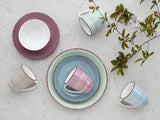 CreaTable, 22582, seria SAMBA, 16-częściowy zestaw naczyń obiadowych dla 4 osób, serwis porcelany Combo, można myć w zmywarce i używać w kuchence mikrofalowej, jakość produkcji