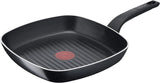 Tefal Easy Cook & Clean, powłoka nieprzywierająca, wskaźnik temperatury, niezalecany do garnków i patelni indukcyjnych Naty Shop Patelnia grillowa 26 x 26 cm