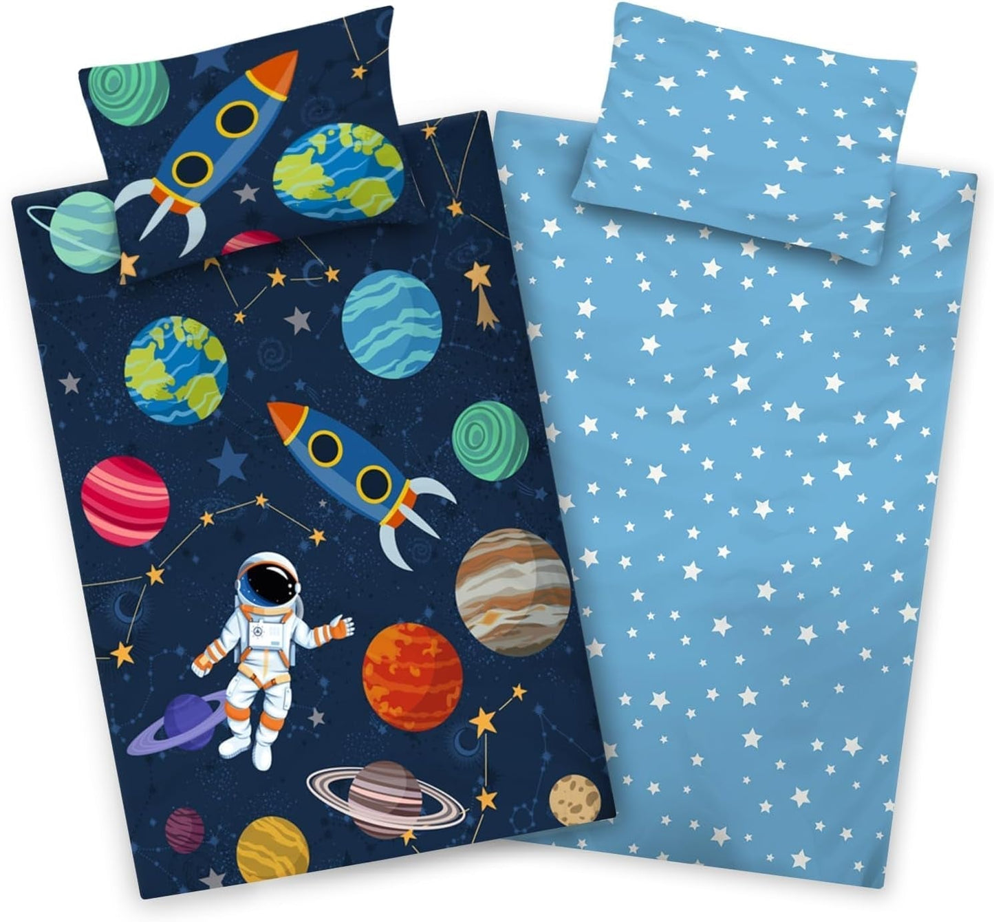 Pościel dziecięca Aminata Kids, kosmos, bawełna Pościel - dziecięca Naty Shop Domyślny tytuł