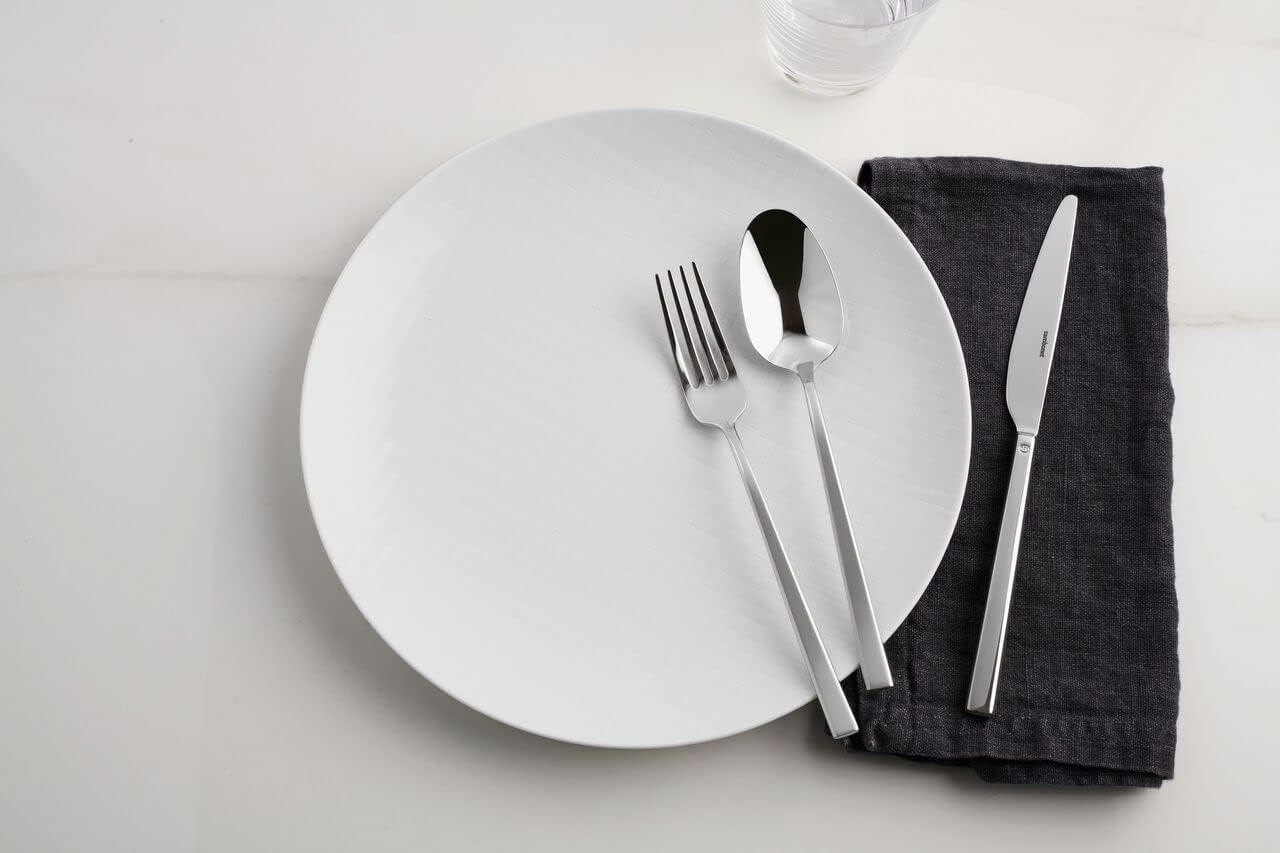 Sambonet 52562-N2 Rock ze stali nierdzewnej - Monoblokowy zestaw sztućców ze stali nierdzewnej 18/10 Kitchen Naty Shop