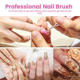 6 Stück Liner Pinsel Nailart Nageldesign Zestaw Pinsel Dünn Acryl Nagelpunkt-Zeichenwerkzeug Nägel Dünne Nagelpinsel Zestaw Für Lange Linien, Dünne Detale, Feines Zichnen 5/7/9/11/15/25 Mm（Rosa）