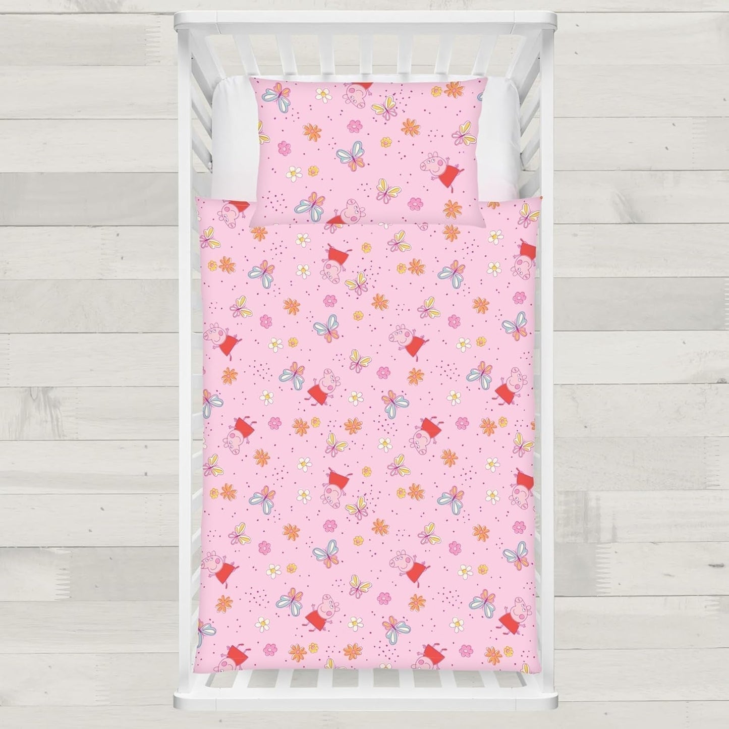 Pościel dziecięca Świnka Peppa 100 x 135 cm i 40 x 60 cm, bawełniana Pościel - dzieci Naty Shop