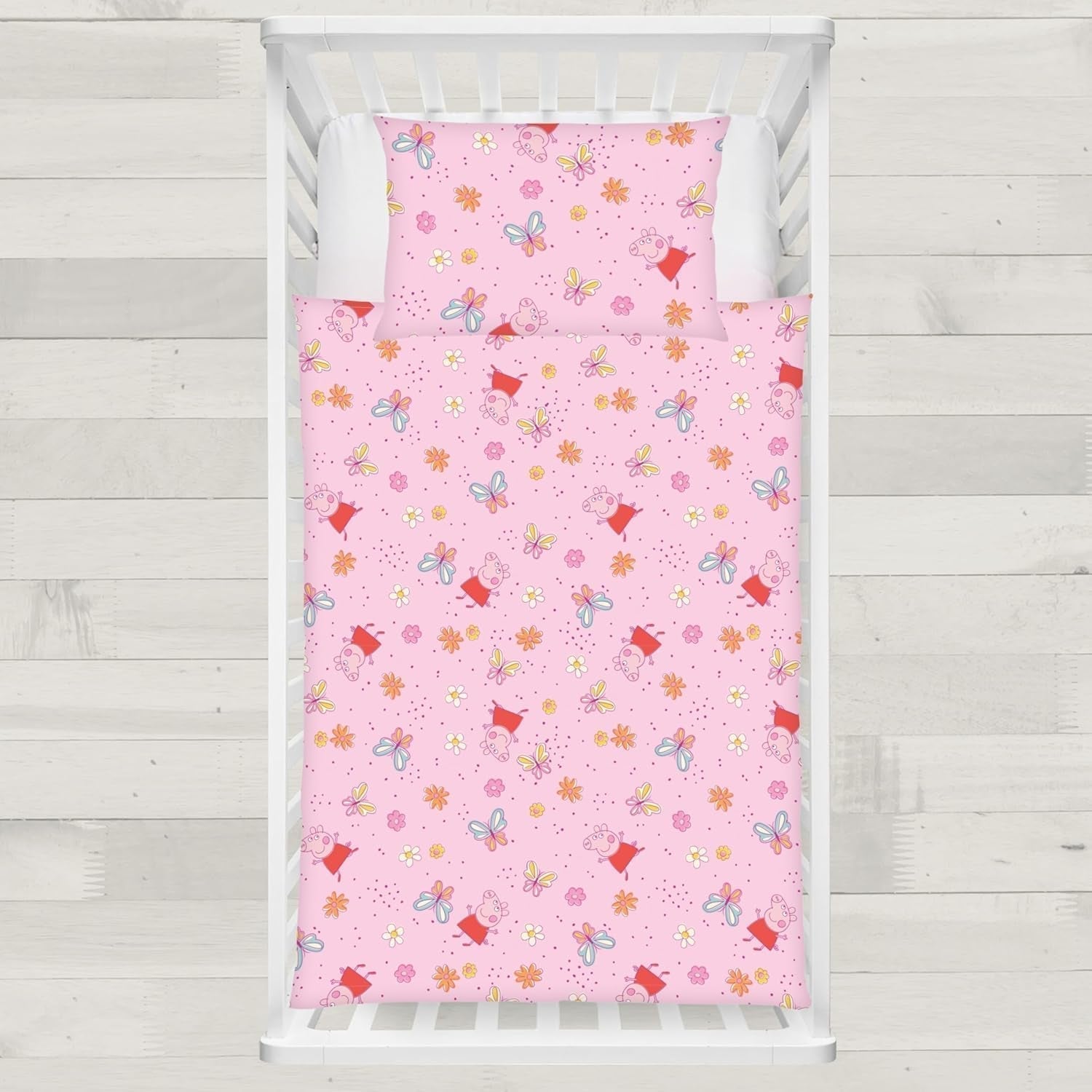 Pościel dziecięca Świnka Peppa 100 x 135 cm i 40 x 60 cm, bawełniana Pościel - dzieci Naty Shop