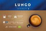 Café Royal Professional Pads, Bio Lungo, 50 Nespresso (R) Professional kompatybilne podkładki dla biura i gastronomii, certyfikat Bio i Fairtrade, 100 Prozent Arabica, Intensität 5