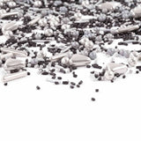 Streusel Glück Black Beauty, Mix Sprinkles Silver - Black, 90 gramów Sprinkles Naty Shop