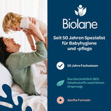 BIOLANE - Chusteczki nawilżane dla dzieci zawierające 99,9% wody - Czysta woda - Opakowanie 12 x 48 (576 chusteczek) - Do skóry wrażliwej - Od urodzenia - Bezzapachowe - Pielęgnacja do przewijania i czyszczenia niemowląt