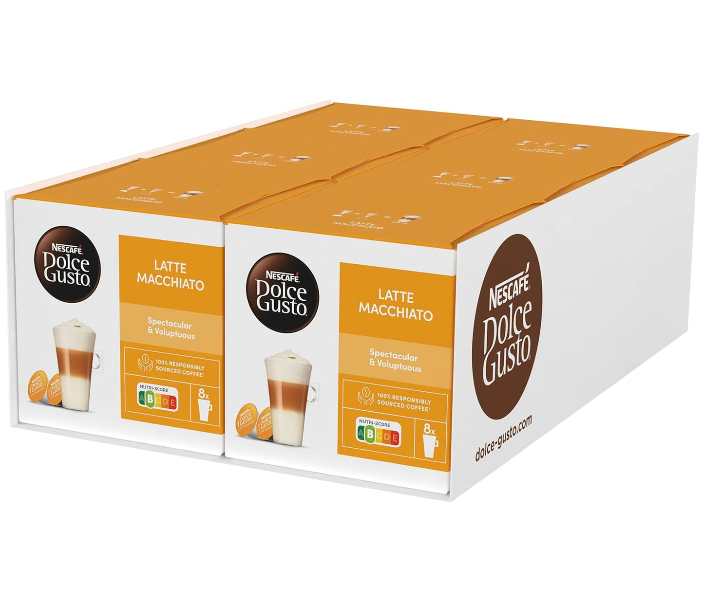 NESCAFÉ DOLCE GUSTO Latte Macchiato Kaffeekapseln Pakiet 6 sztuk (6 x 16 Kapseln)