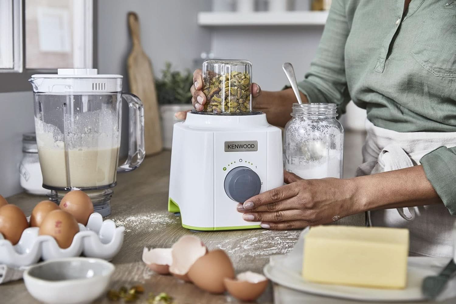 Mikser Kenwood BLP41.C0WH, Kunststoff, Grau, Weiß Kitchen Naty Shop