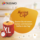 Tassimo Kapseln Moring Café XL Mocny i intensywny, duże opakowanie, 5 x 21 podkładek, 105 Kaffeekapseln
