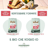 Organiczny makaron Penne Rigate N.91 - 500g z mąką orkiszową, mąką z soczewicy i mąką z komosy ryżowej - Bogaty w białko, źródło błonnika i białka
