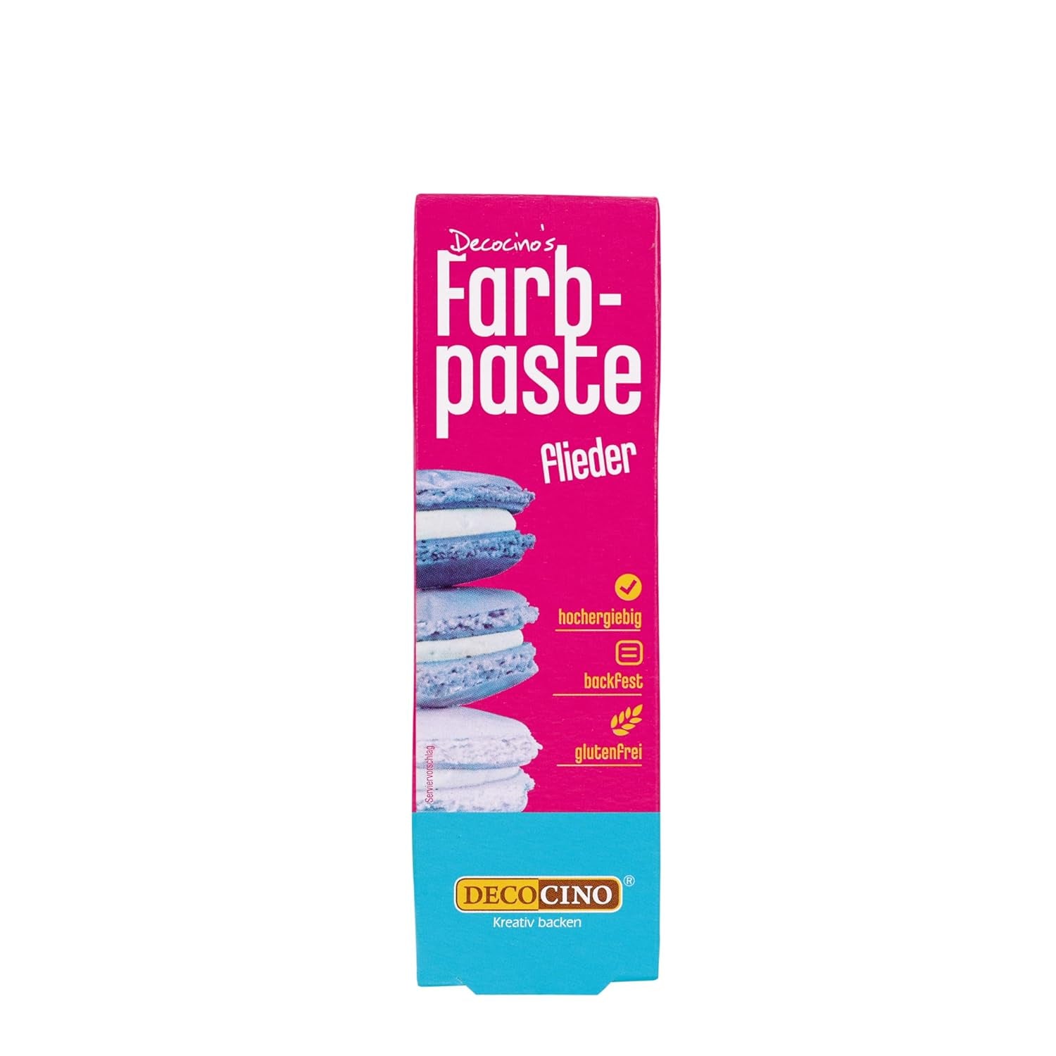 DECOCINO różowa pasta koloryzująca - 20 g - Barwnik spożywczy, idealny do barwienia ciast, kremów i kremów - Nie zawiera azowych kwasów tłuszczowych i glutenu